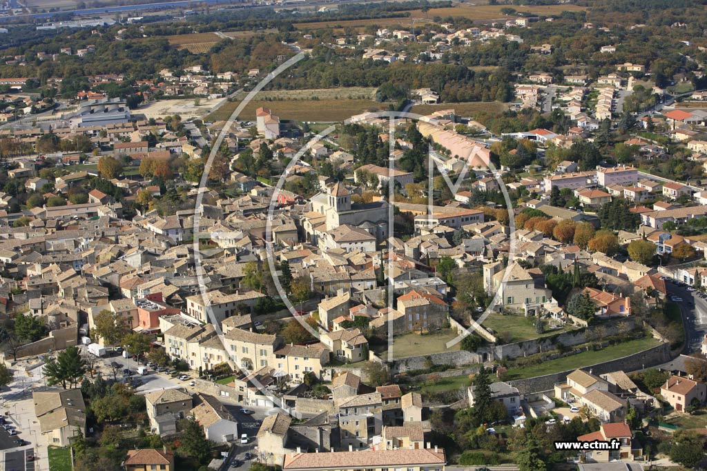 Photo arienne de Saint Paul Trois Chateaux