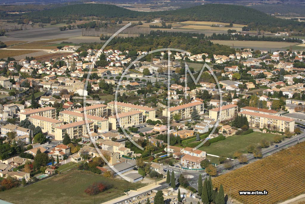 Photo arienne de Saint Paul Trois Chateaux