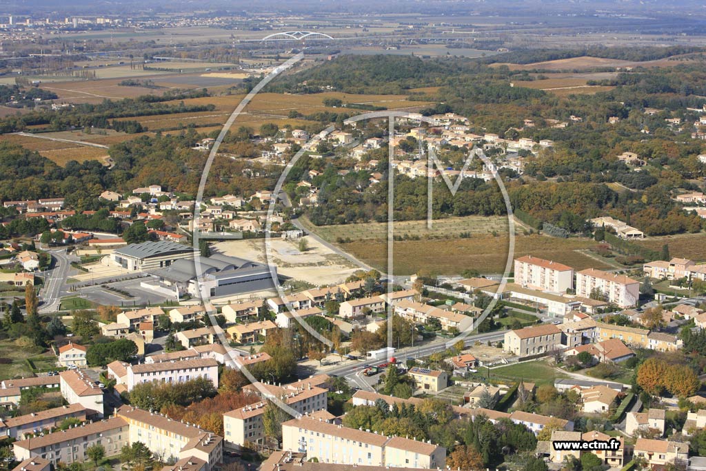Photo arienne de Saint Paul Trois Chateaux