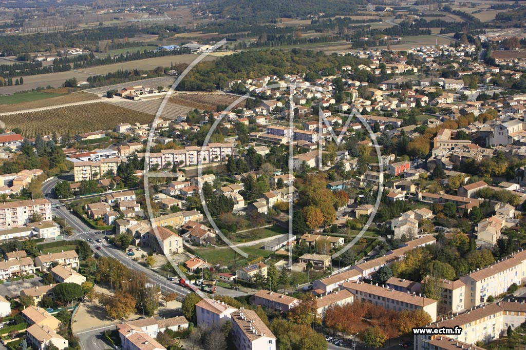 Photo arienne de Saint Paul Trois Chateaux