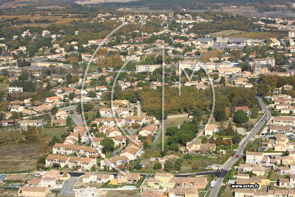 Photo arienne de Saint Paul Trois Chateaux