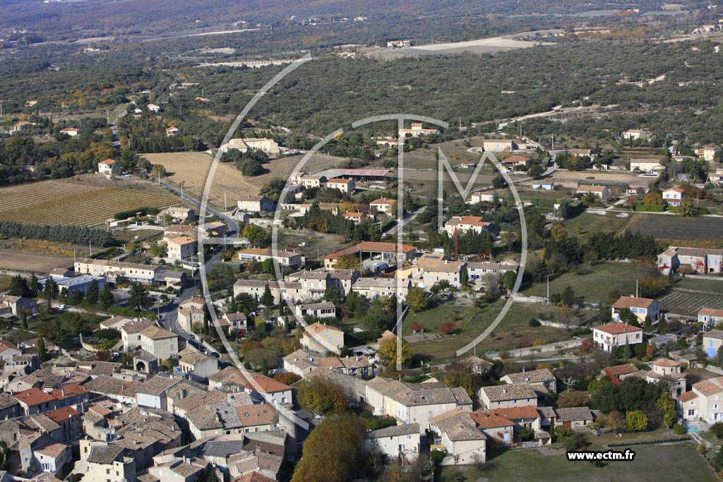Photo arienne de Taulignan