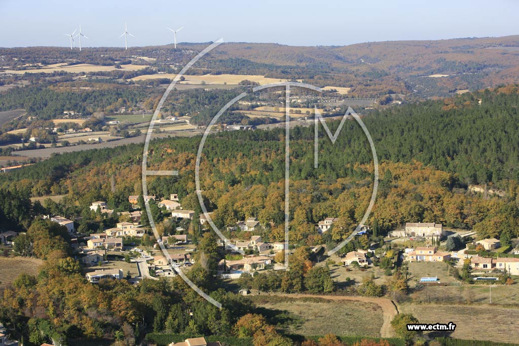Photo arienne de Valaurie