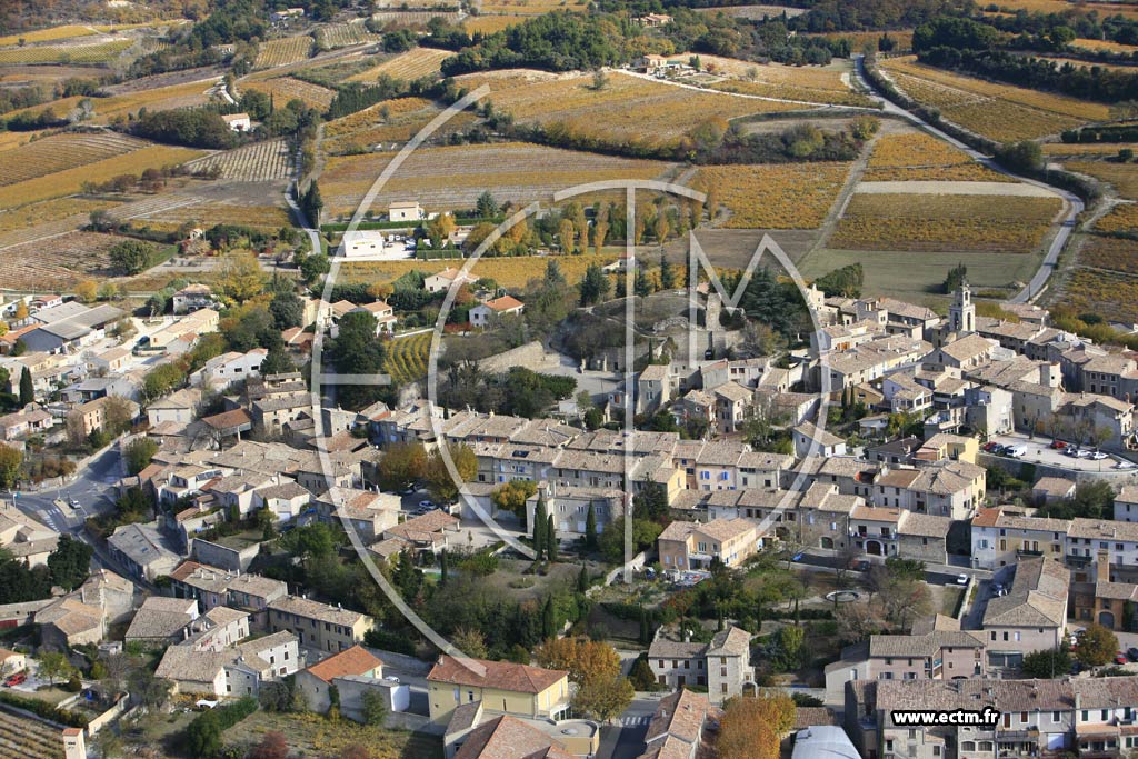Photo arienne de Visan
