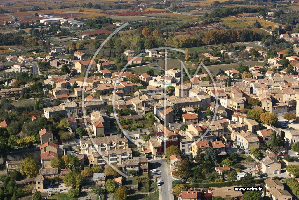 Photo arienne de Caromb