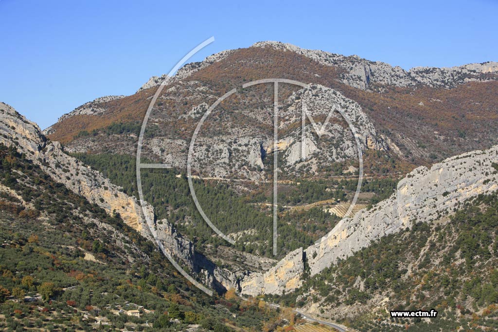 Photo arienne de Buis les Baronnies - Gorges d Ubrieux