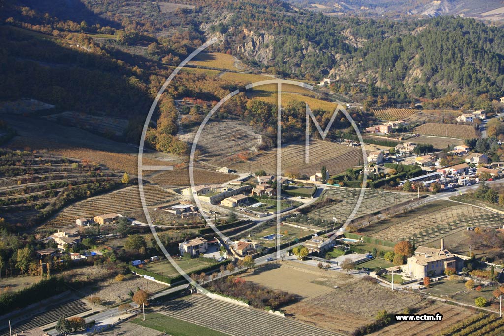 Photo arienne de Les Pilles
