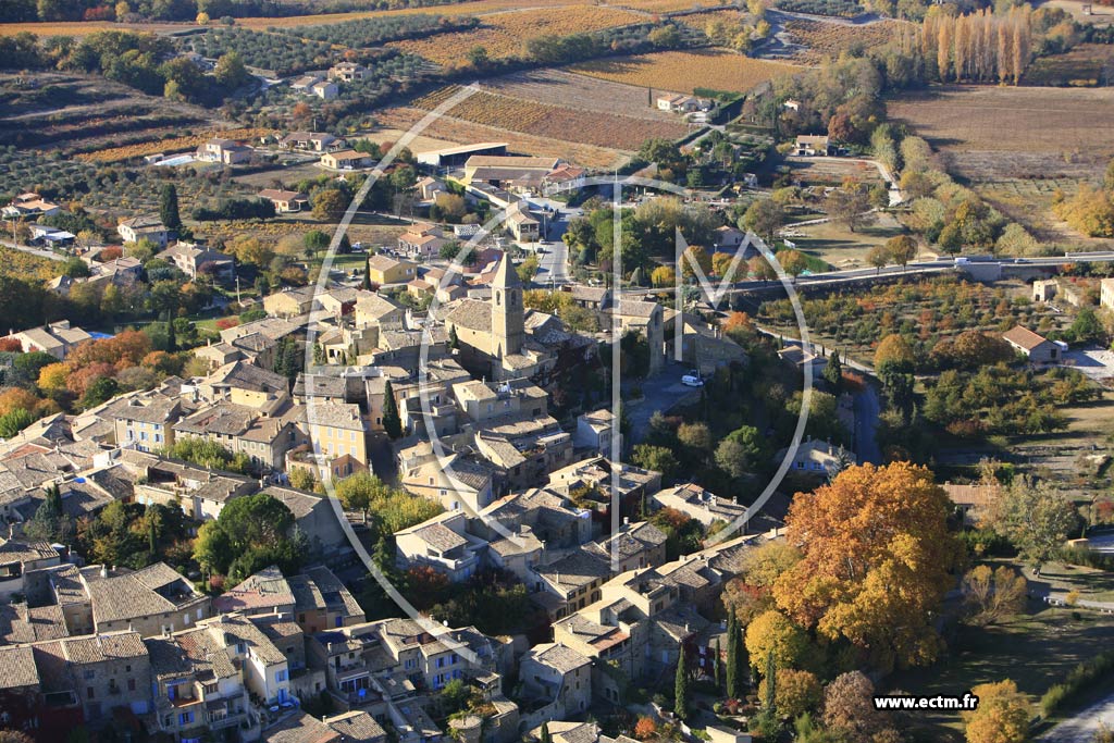 Photo arienne de Mirabel aux Baronnies
