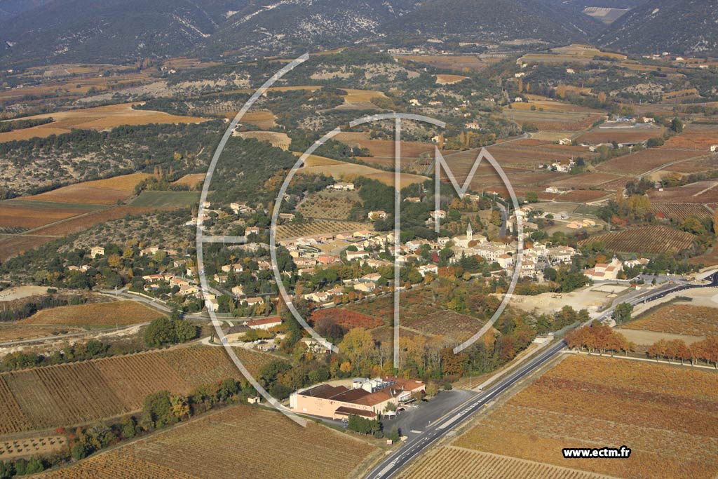 Photo arienne de Saint Pantaleon les Vignes
