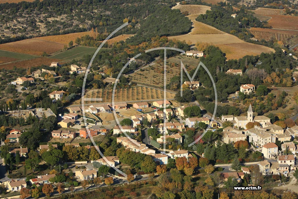Photo arienne de Saint Pantaleon les Vignes