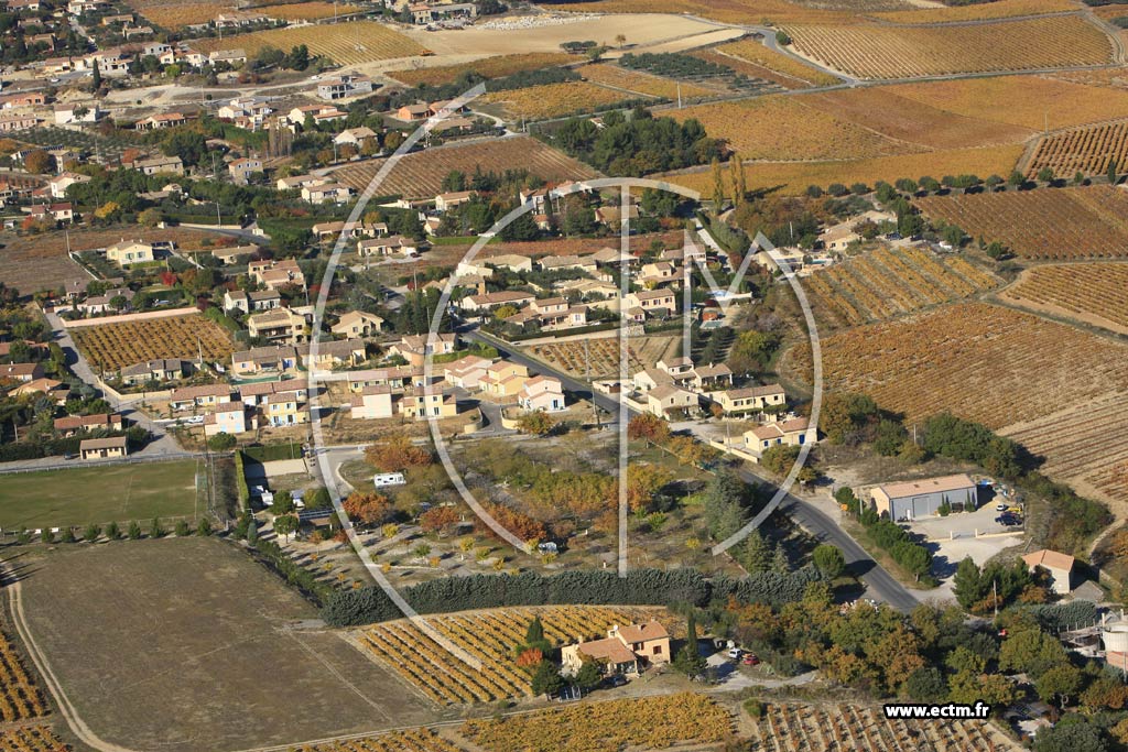 Photo arienne de Vinsobres