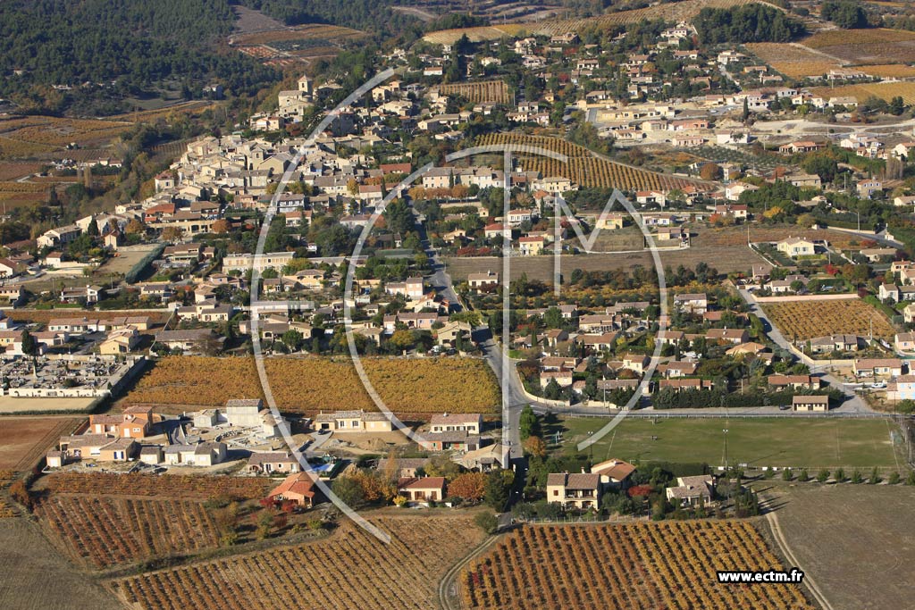 Photo arienne de Vinsobres
