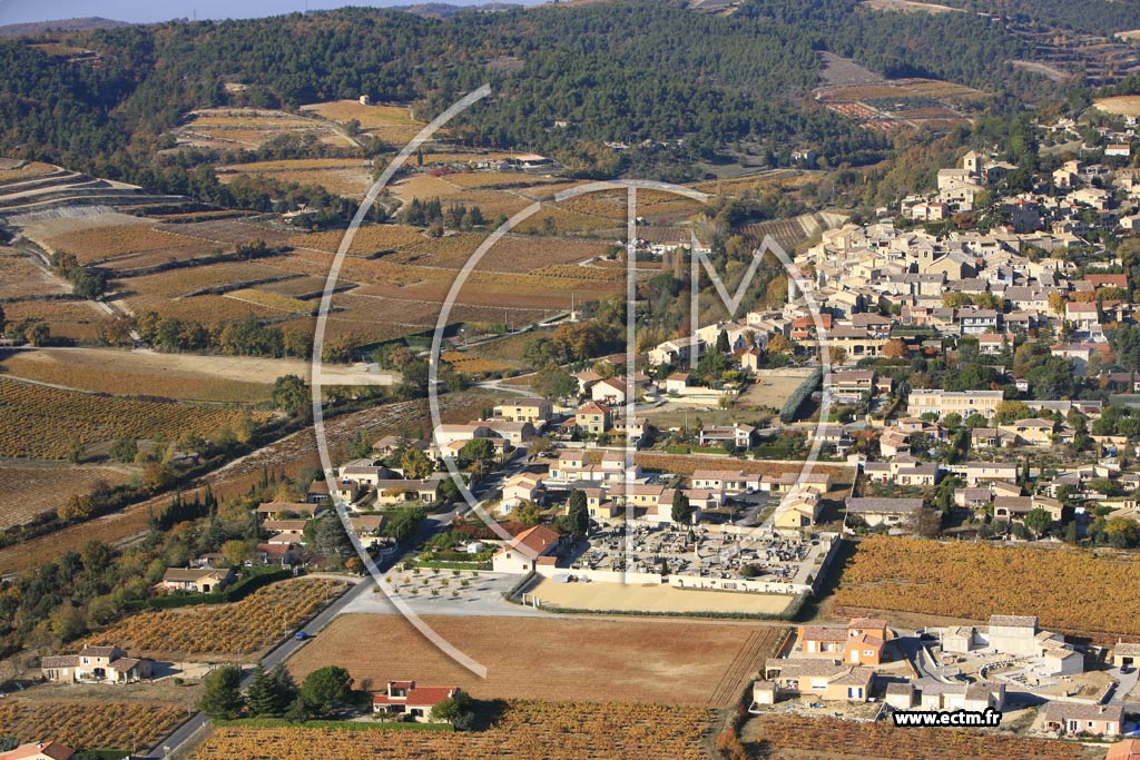 Photo arienne de Vinsobres