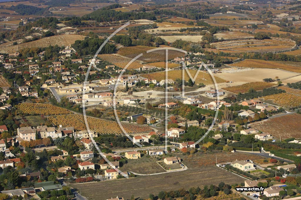 Photo arienne de Vinsobres