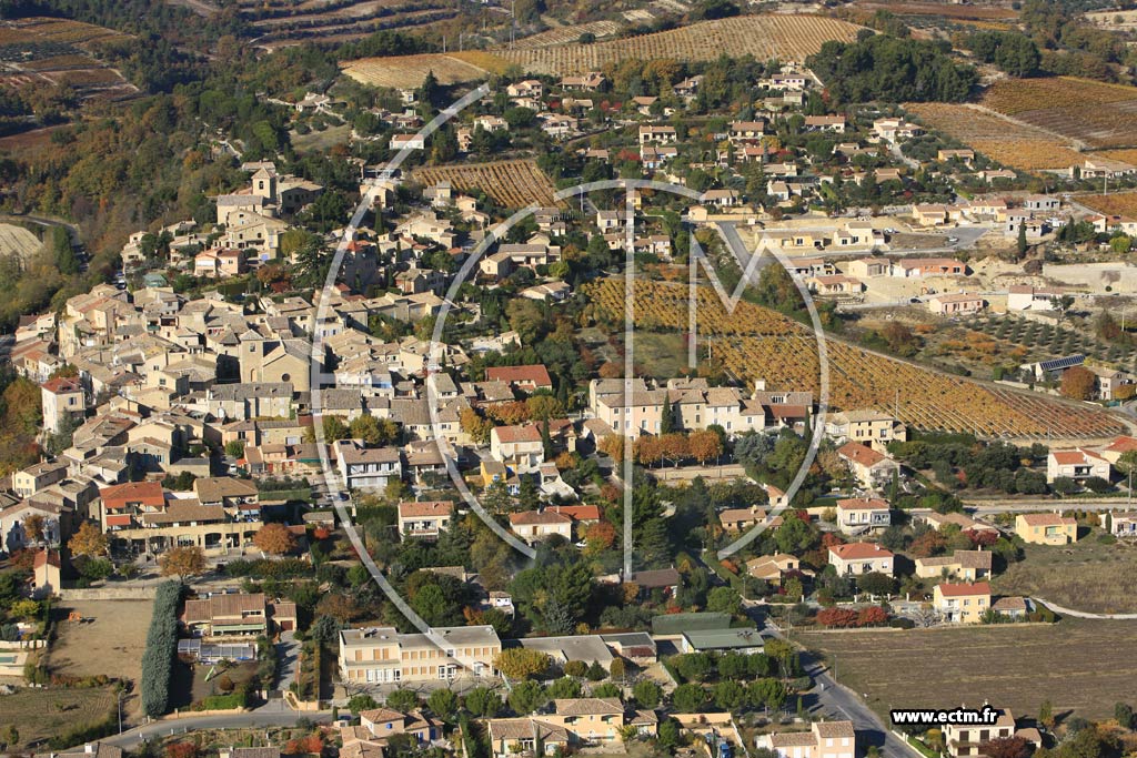 Photo arienne de Vinsobres