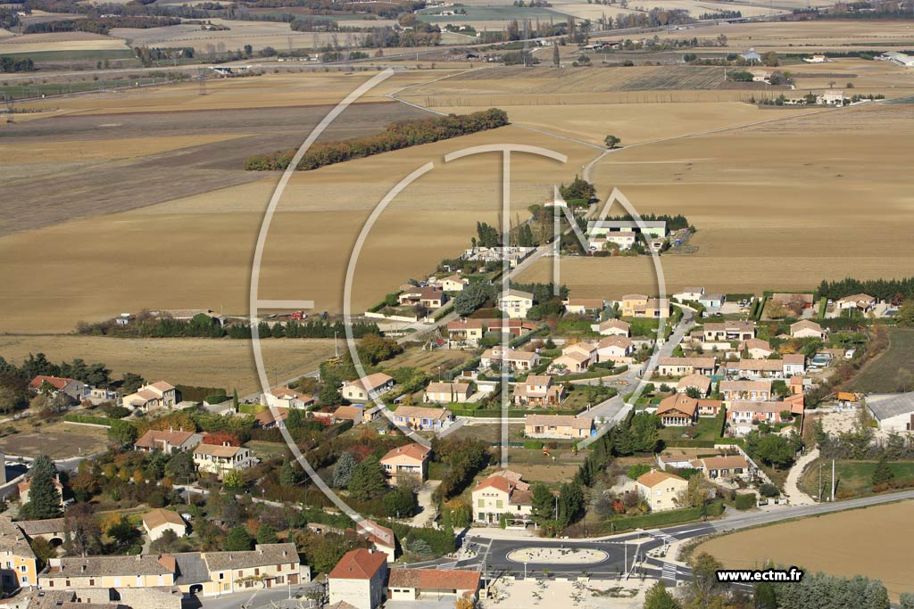 Photo arienne de Bonlieu sur Roubion
