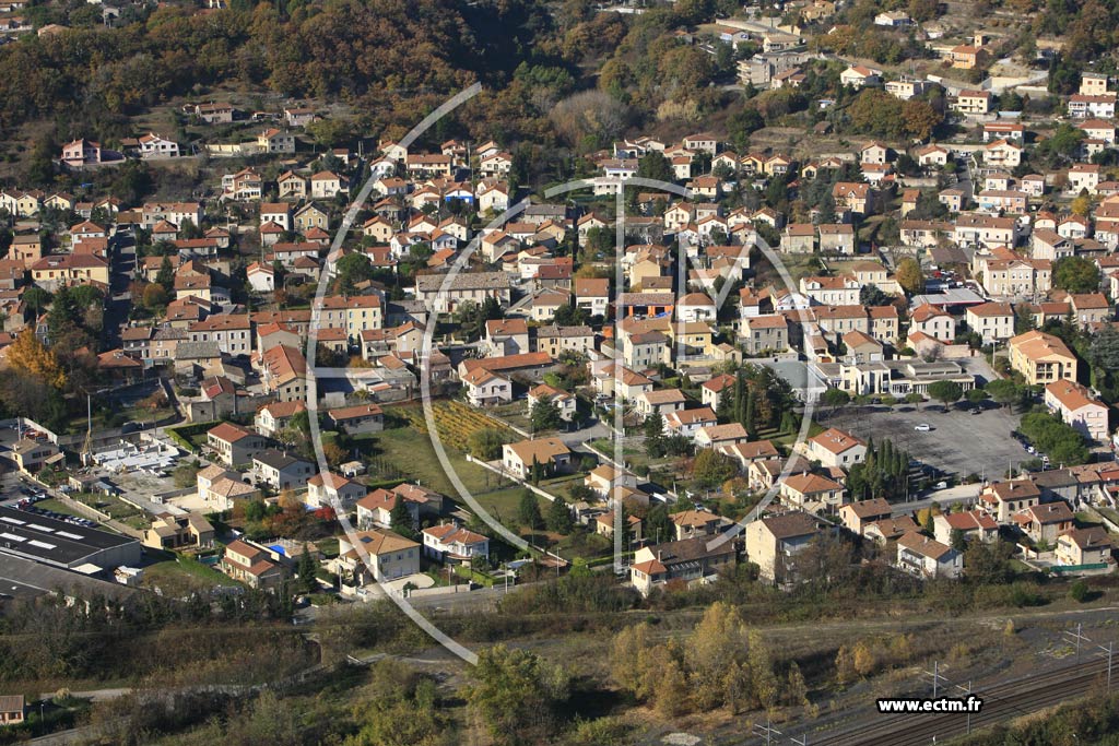 Photo arienne de Le Teil