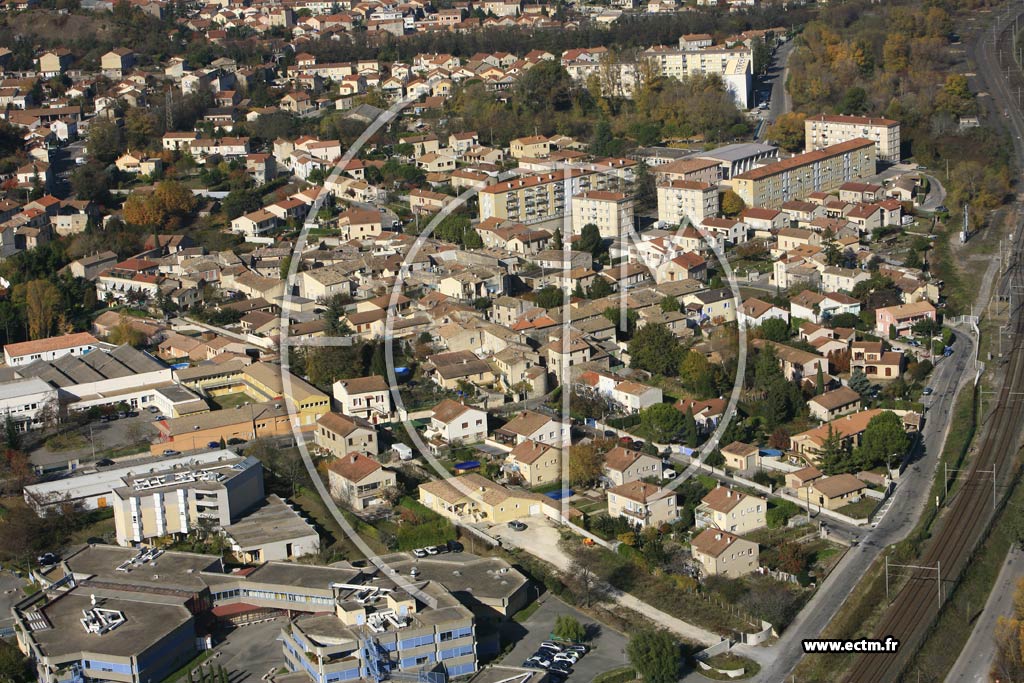 Photo arienne de Le Teil