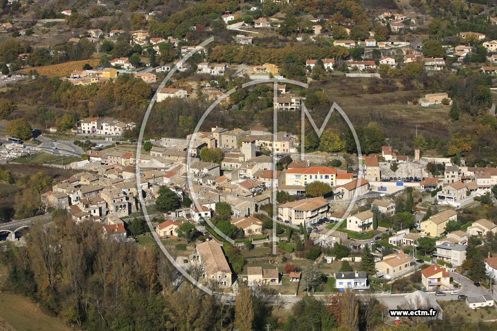 Photo arienne de Le Teil