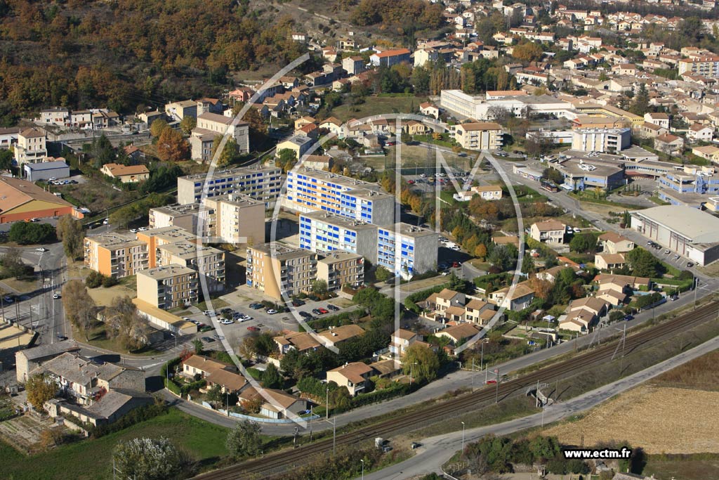 Photo arienne de Le Teil
