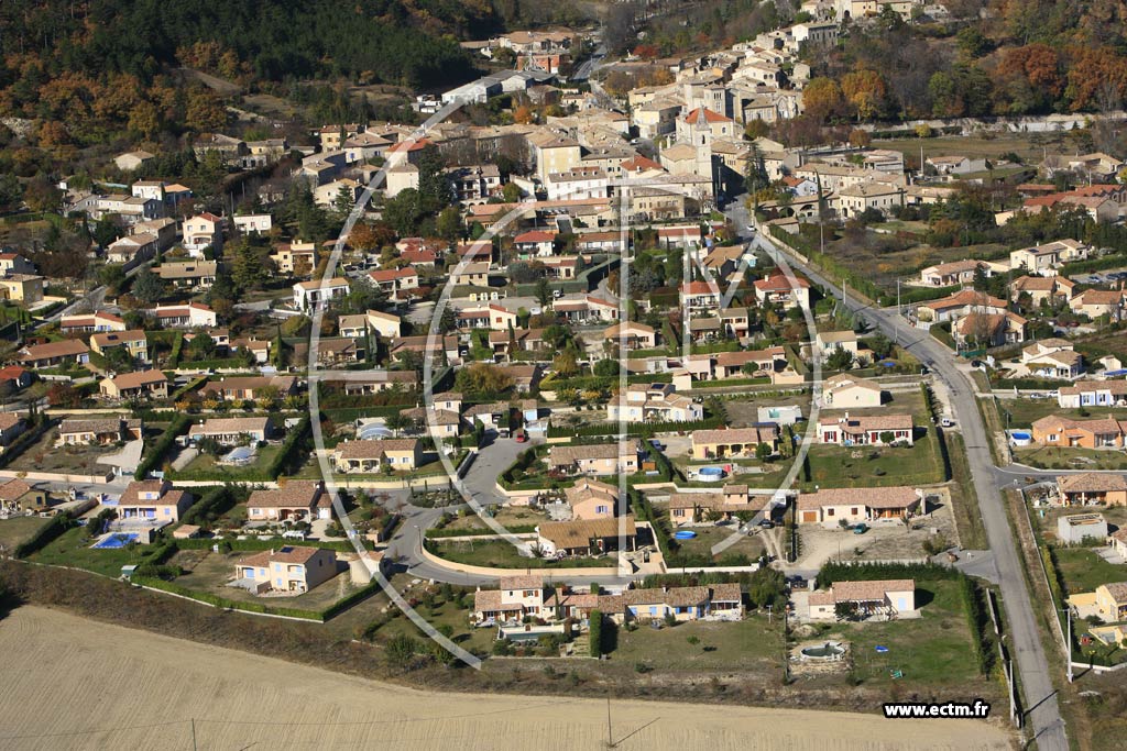 Photo arienne de Marsanne