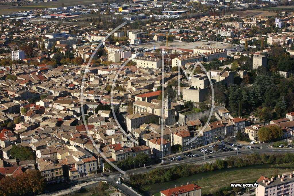 Photo arienne de Montelimar