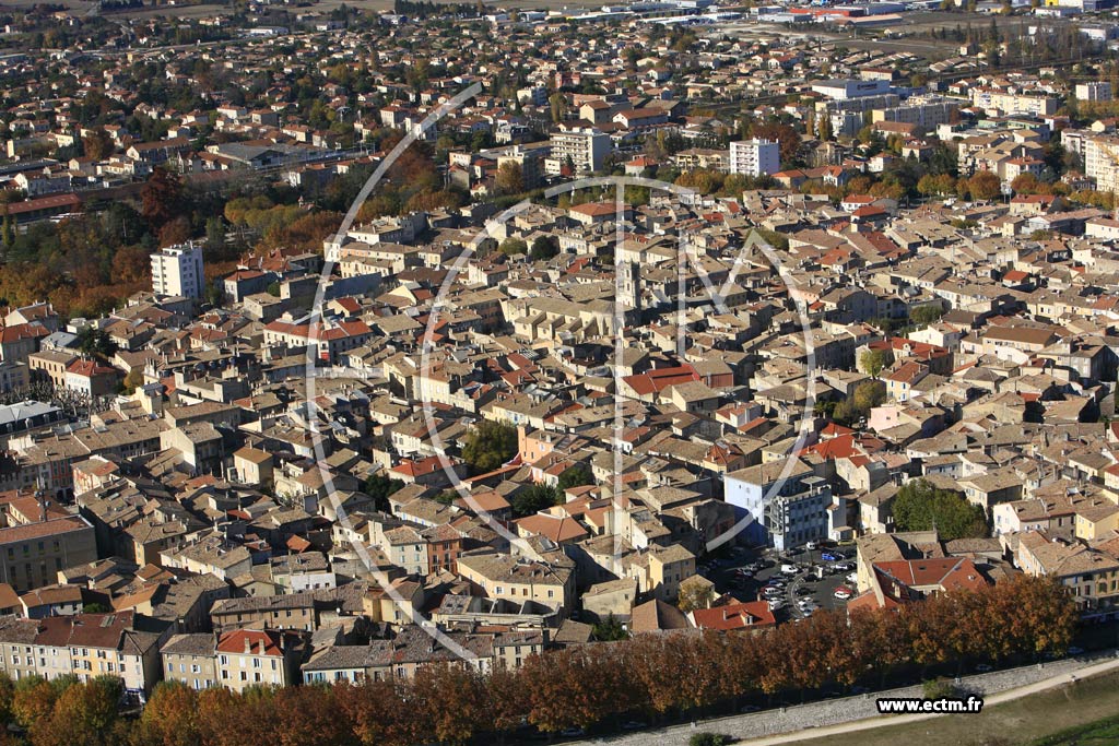 Photo arienne de Montelimar