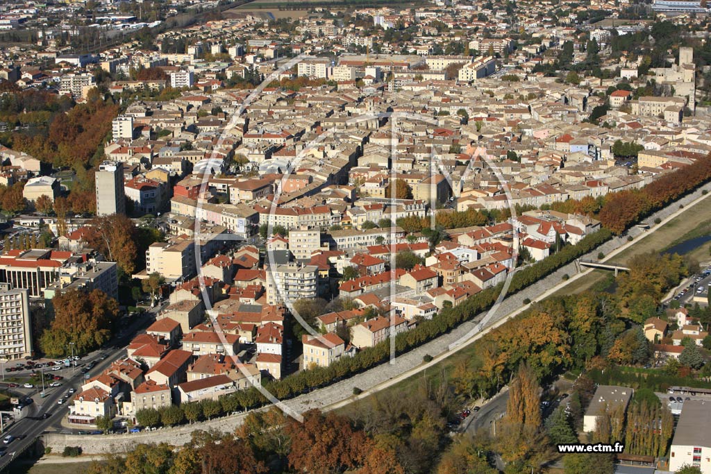 Photo arienne de Montelimar