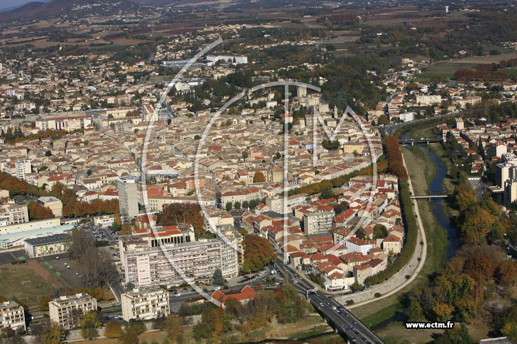 Photo arienne de Montelimar