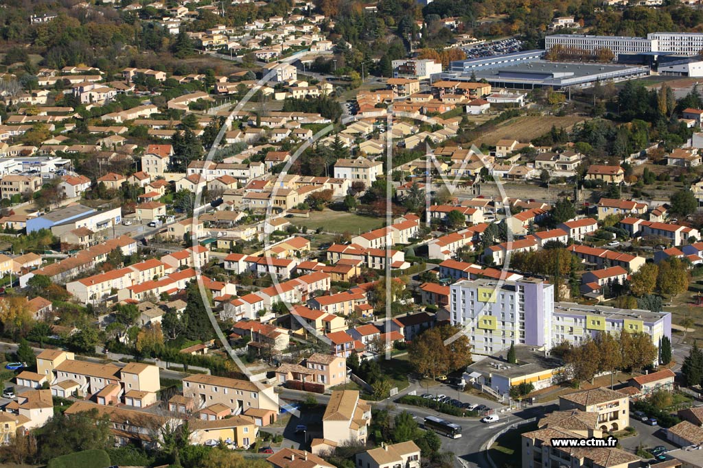 Photo arienne de Montelimar - la Nitriere