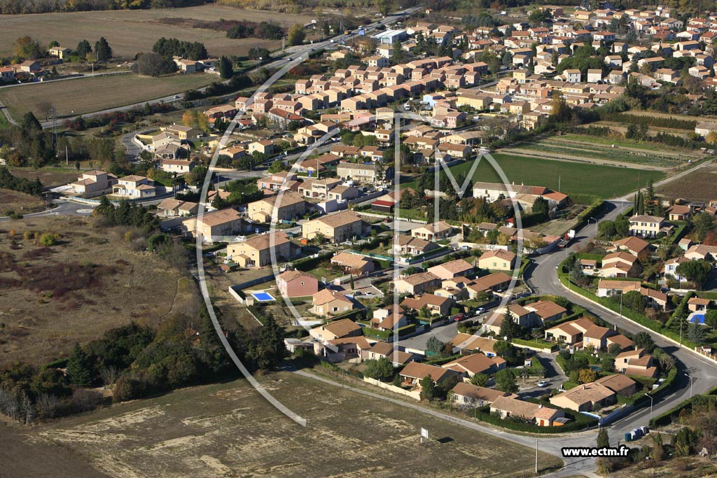 Photo arienne de Montelimar - les Grezes