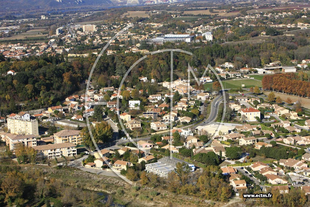 Photo arienne de Montelimar - Marechal Juin