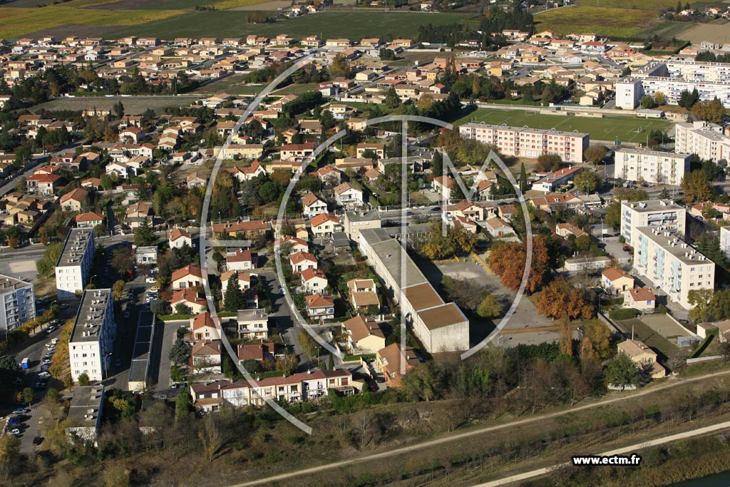 Photo arienne de Montelimar - Pracomtal