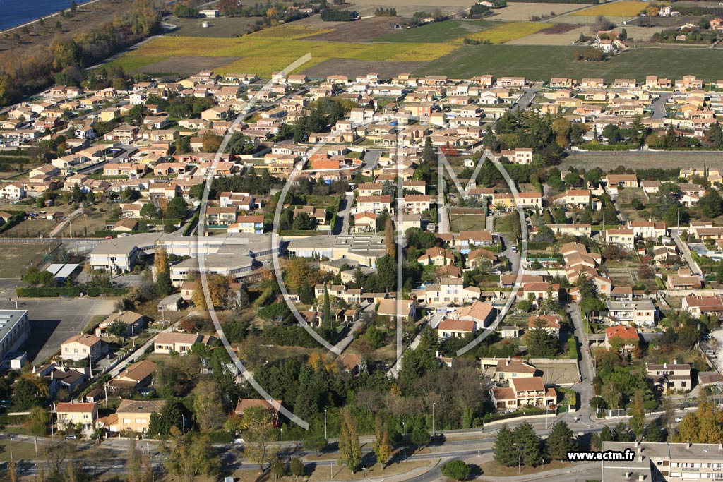 Photo arienne de Montelimar - Pracomtal