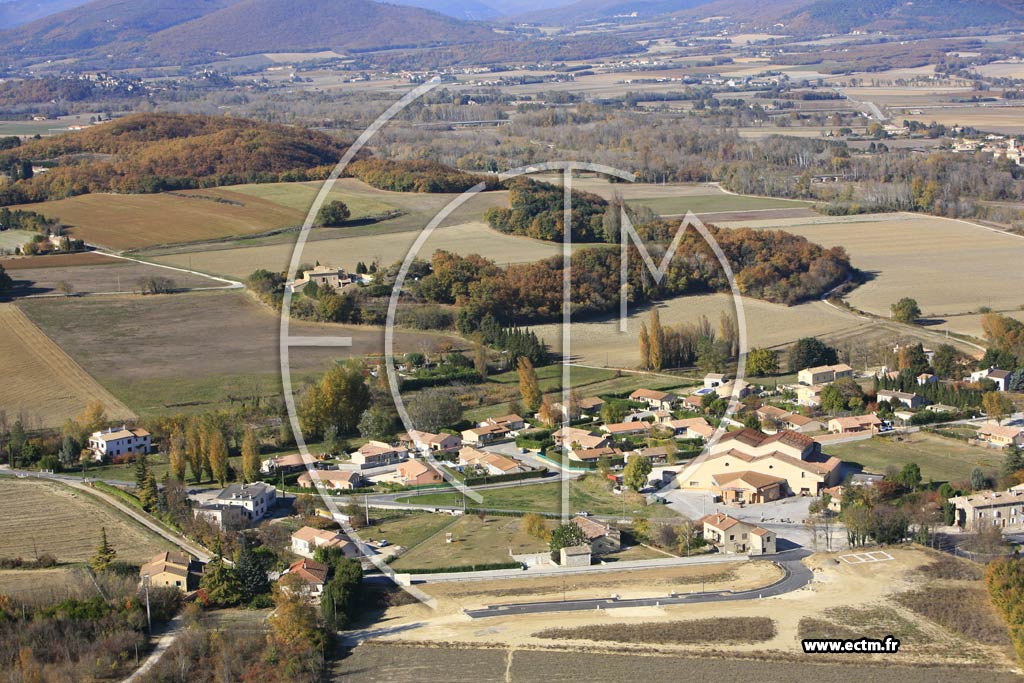 Photo arienne de Saint Gervais sur Roubion