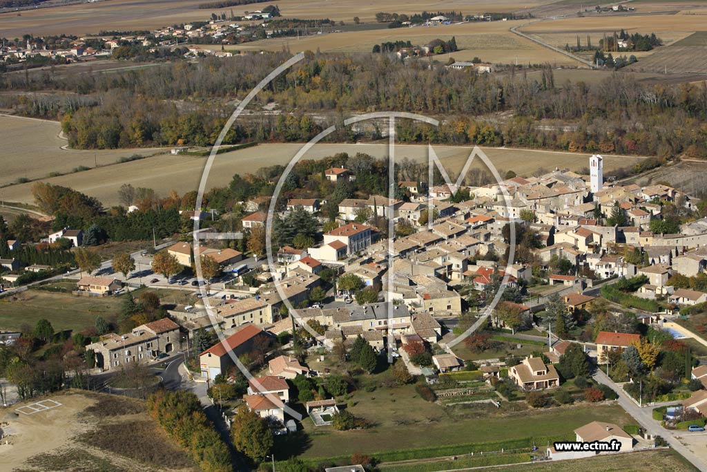 Photo arienne de Saint Gervais sur Roubion