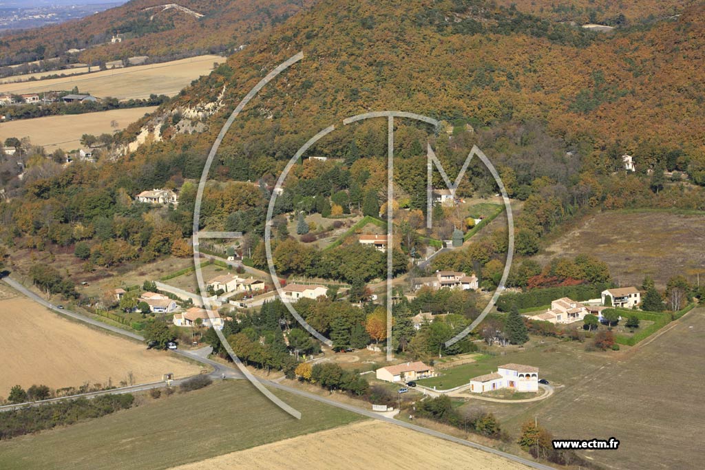Photo arienne de Saint Marcel les Sauzet