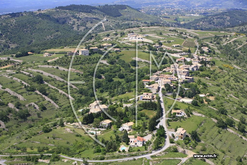 Photo arienne de Saint Andeol de Berg