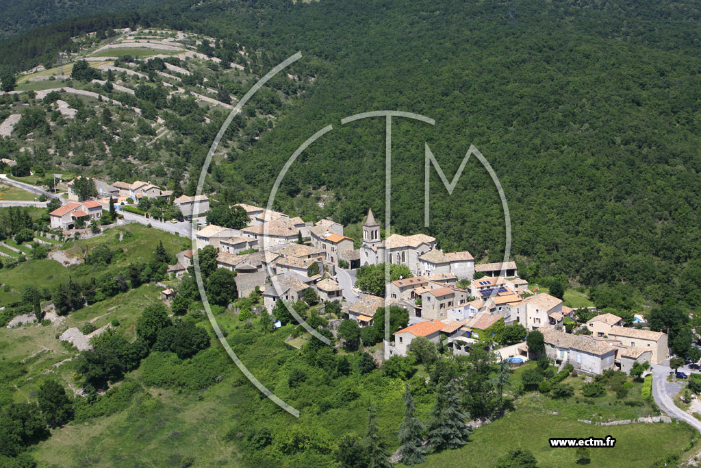 Photo arienne de Saint Andeol de Berg