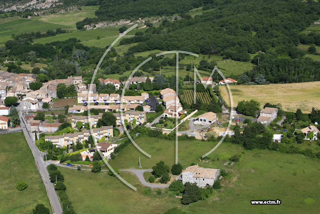 Photo arienne de Saint Jean le Centenier