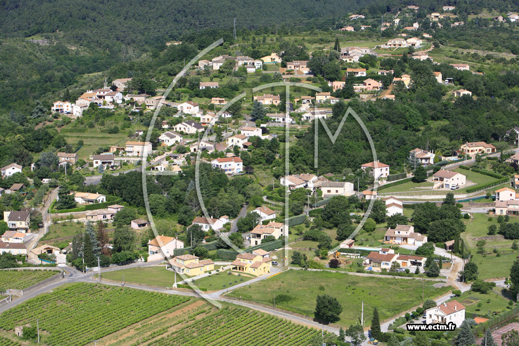 Photo arienne de Saint Etienne de Fontbellon