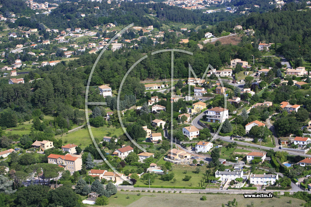 Photo arienne de Ucel (Pont d'Ucel)