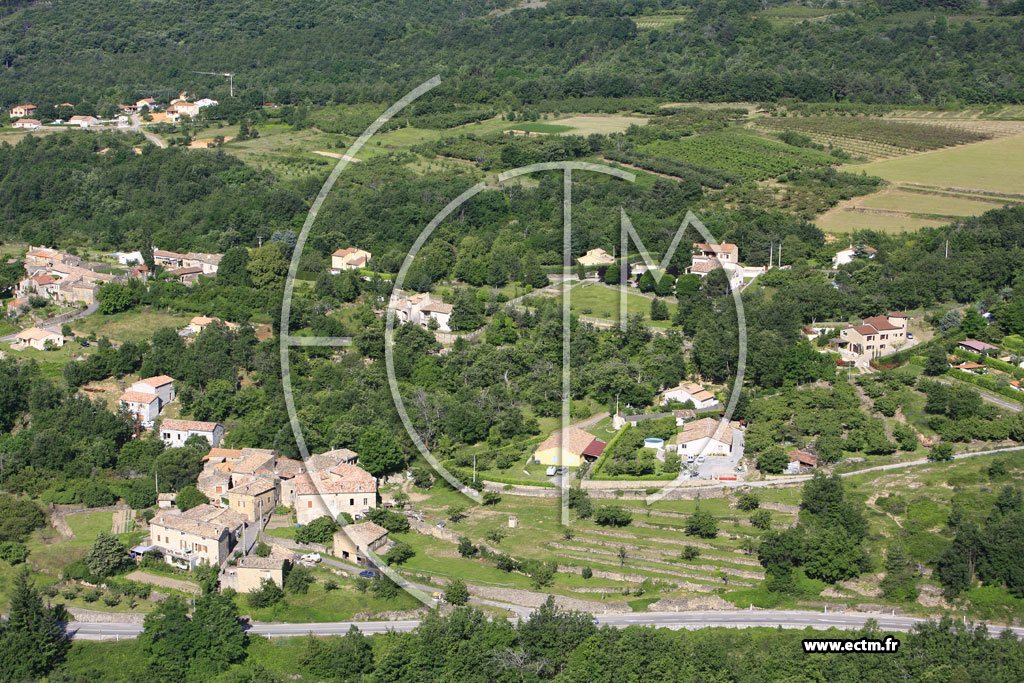 Photo arienne de Vesseaux