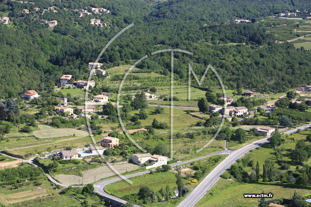 Photo arienne de Vesseaux