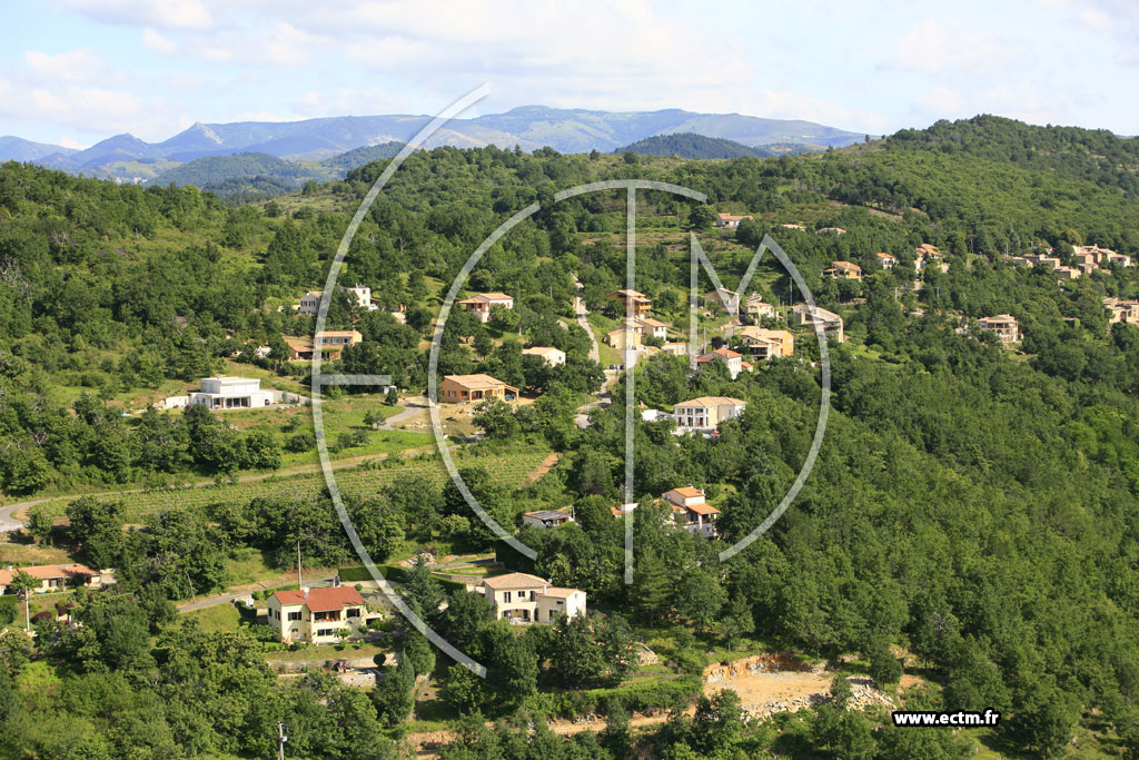 Photo arienne de Vesseaux
