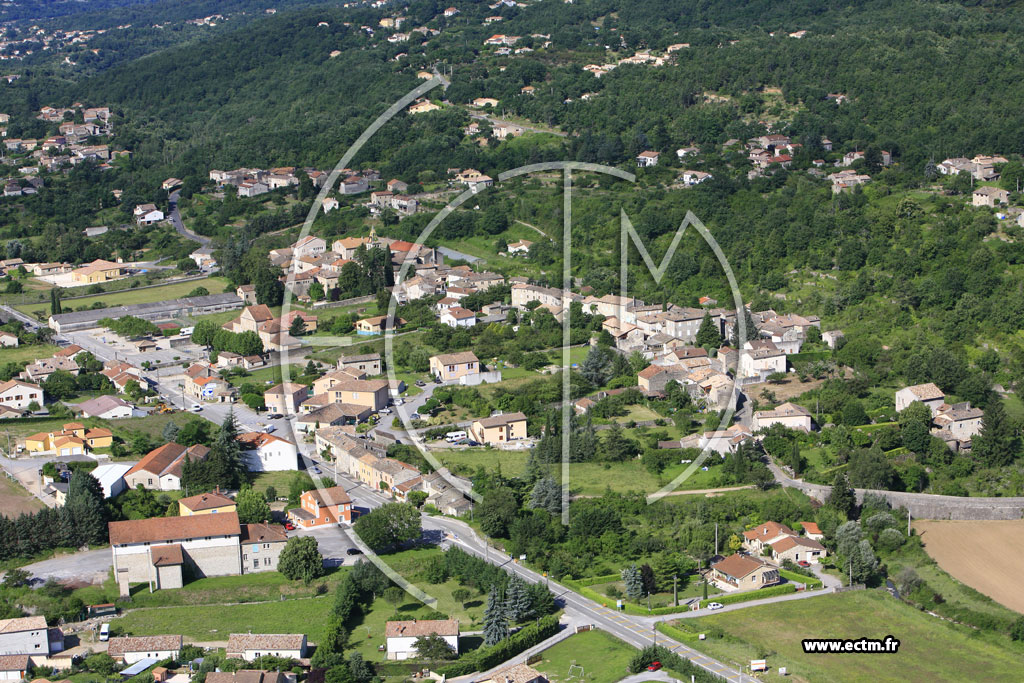 Photo arienne de Vesseaux