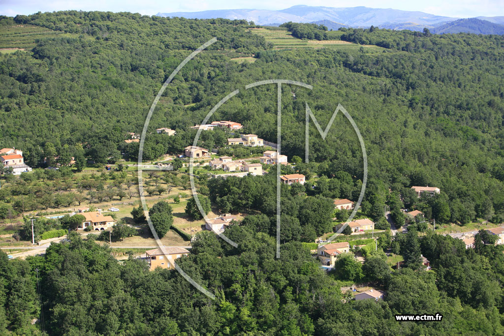 Photo arienne de Vesseaux