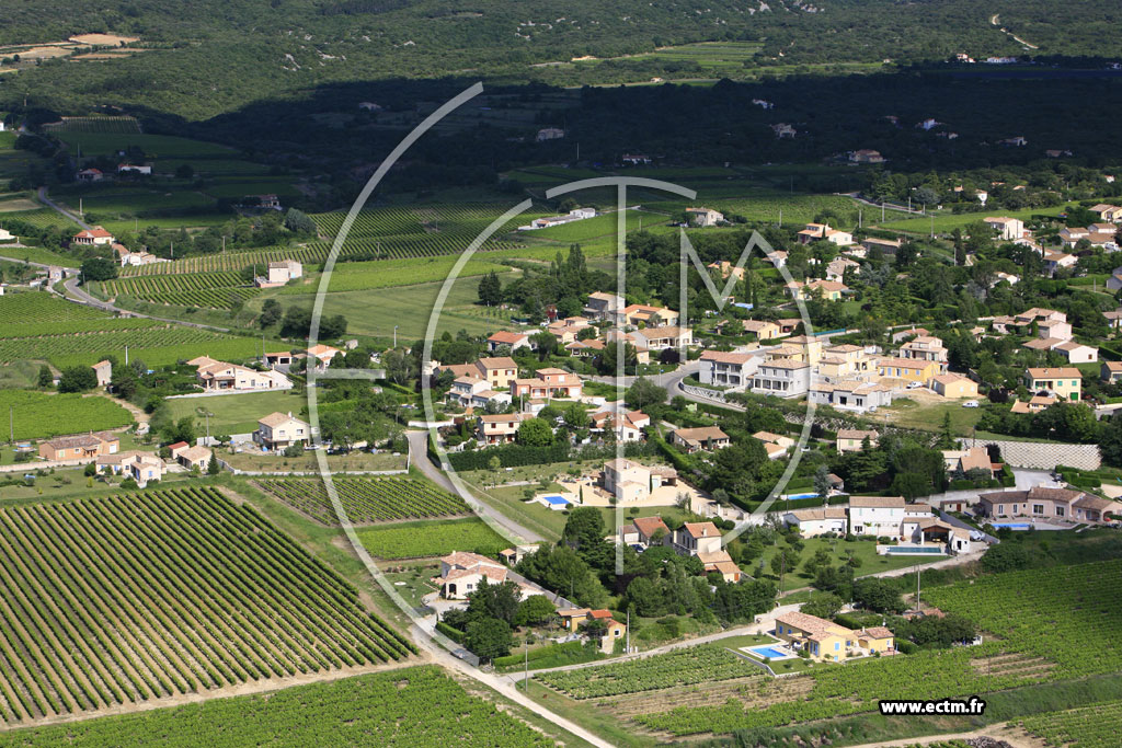 Photo arienne de Bourg Saint Andeol