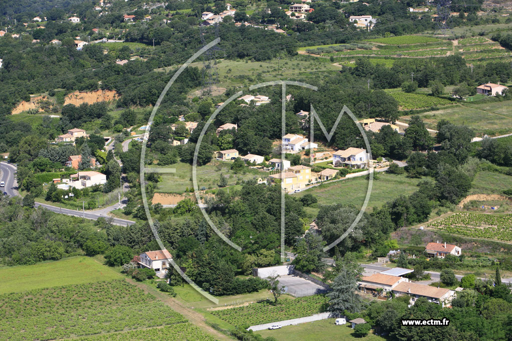 Photo arienne de Saint Martin d'Ardeche