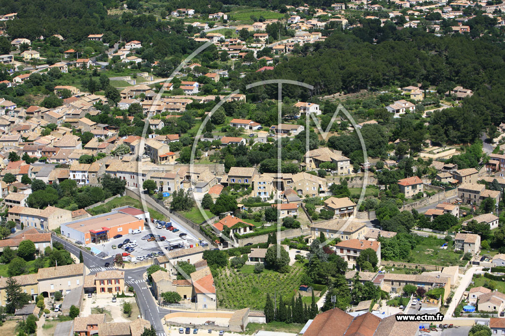 Photo arienne de Laudun